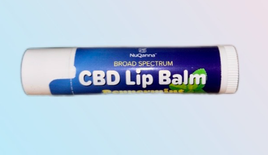 NuQanna Wellness Premium Peppermint 2mg CBD Lip Balm