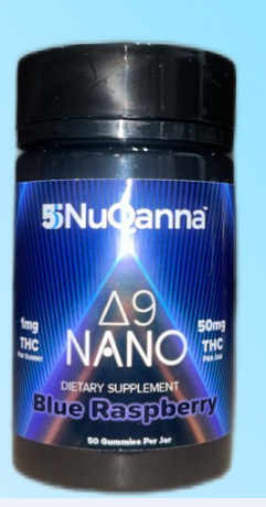 NuQanna: Blue Raspberry 1mg/50pk