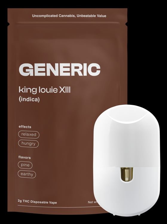 Blow Out!! Generic King Louie Xiii 2g Disposable Vape Indica | Buy  Recreational Decatur, IL | Mystic Greenz