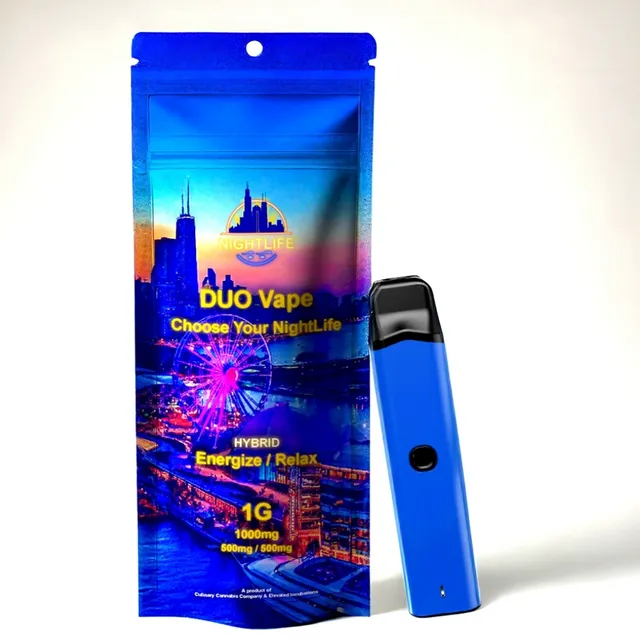 Nightlife Duovape Energize/Relax Dual Chamber Vape 1g Hybrid | Buy  Recreational Decatur, IL | Mystic Greenz