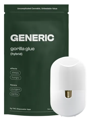 Generic Gorilla Glue 2g Disposable Vape Hybrid | Buy Recreational Decatur, IL | Mystic Greenz Generic Gorilla Glue 2g Disposable Vape Hybrid | Buy Recreational Decatur, IL | Mystic Greenz