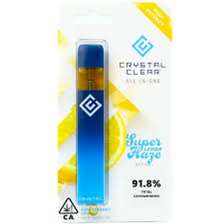 Crystal Clear Blast Super Lemon Haze 1g Disposable Hybrid | Buy