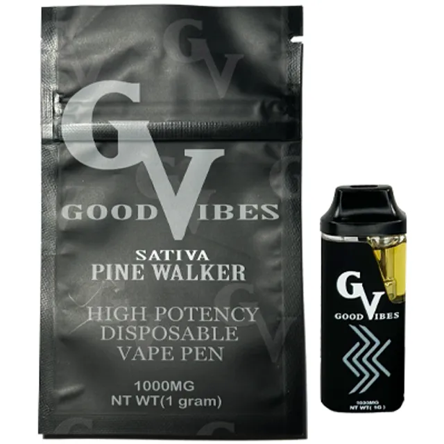 Good Vibes Pine Walker Disposable 1g Sativa Sale dd | Buy Recreational  Lincoln, IL | Mystic Greenz