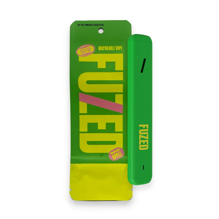 Fuzed 1g Disposable Vape Bad Apple Sativa | Buy Recreational Belleville, IL  | Mystic Greenz