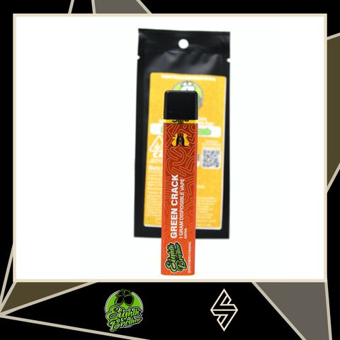 900mg Delta 10 Vape Cart - Green Crack - Sativa - 1ml